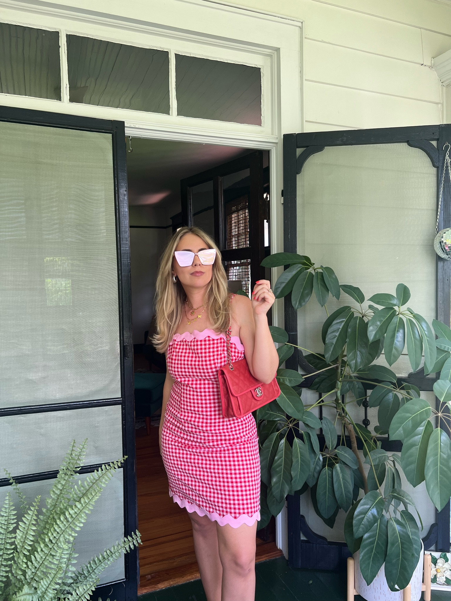 Picnic girl summer 

Gingham dress. Pink gingham. Red Chanel. Diff sunglasses. Summer sundress  

#LTKItBag #LTKSeasonal #LTKBeauty