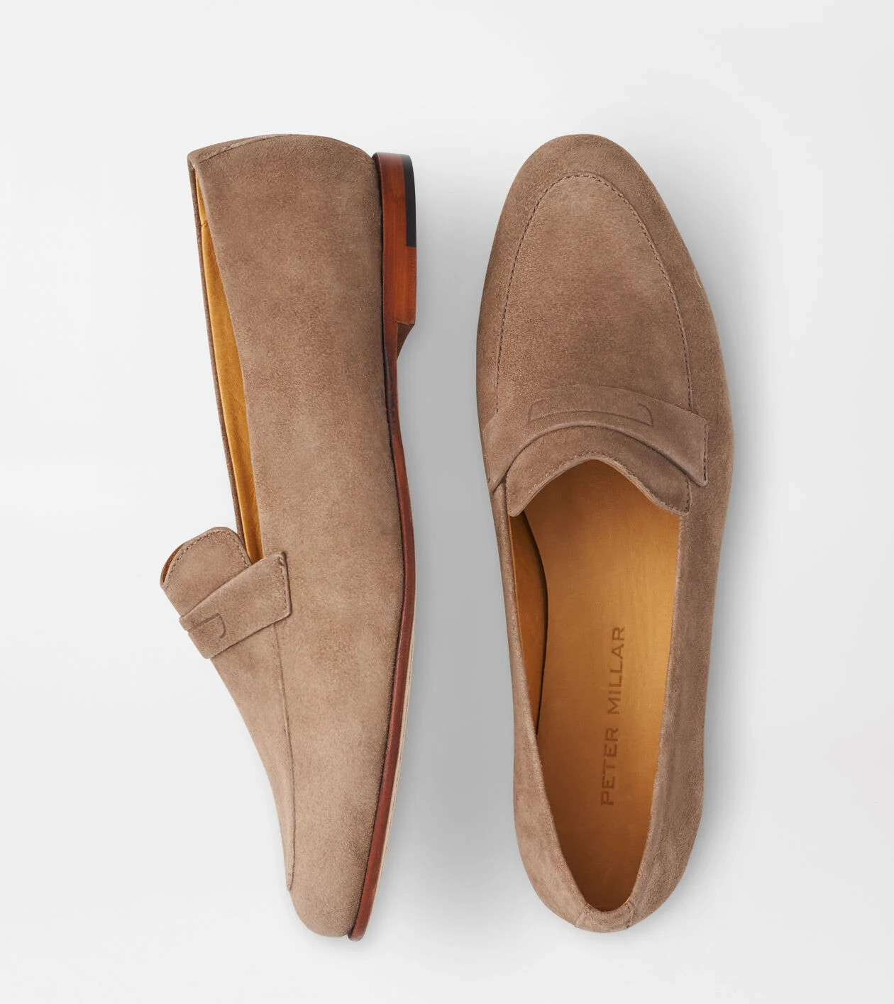 Amble Suede Penny Loafer | Peter Millar