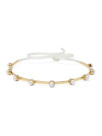 Cornelia Webb - Gold-plated Pearl Choker | NET-A-PORTER (US)