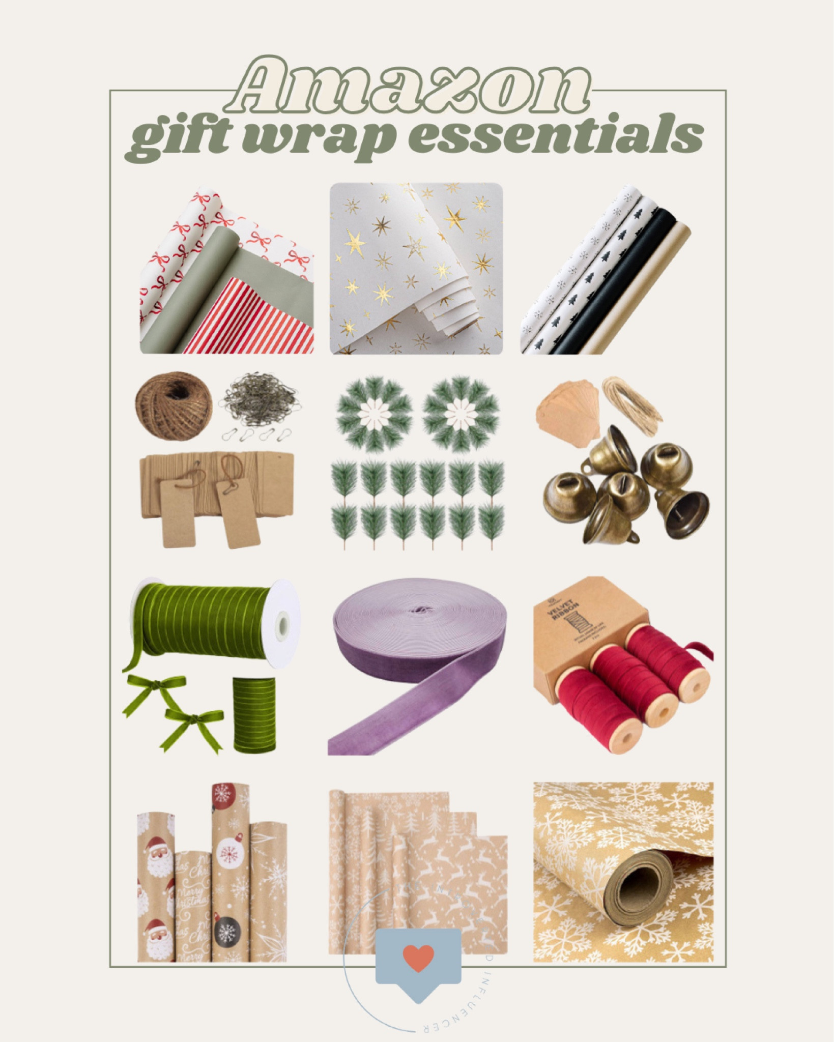 Check out my gift wrap essentials from Amazon! These items are great for making Christmas gifts look lovely and feel extra special! 

#LTKHoliday #LTKFindsUnder50 #LTKGiftGuide