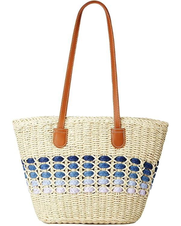Women’s Tote Bag Straw Beach Shoulder Handbag Fashion Purse 2026 Summer Vacation Travel Woven T... | Amazon (US)