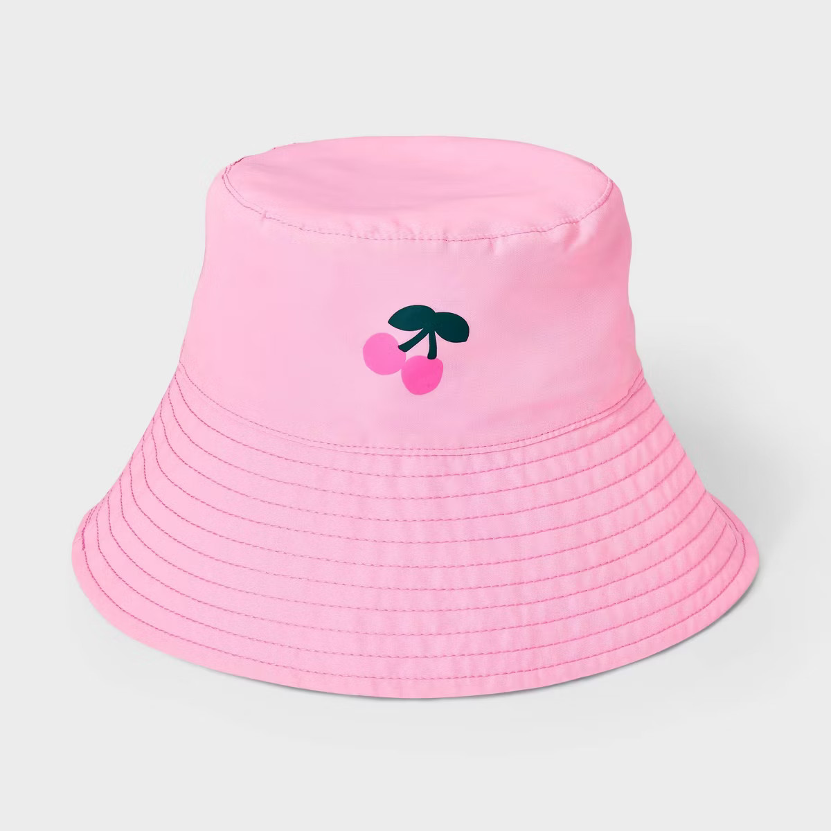 Girls' Cherries Reversible Bucket Hat - Cat & Jack™️ Pink | Target