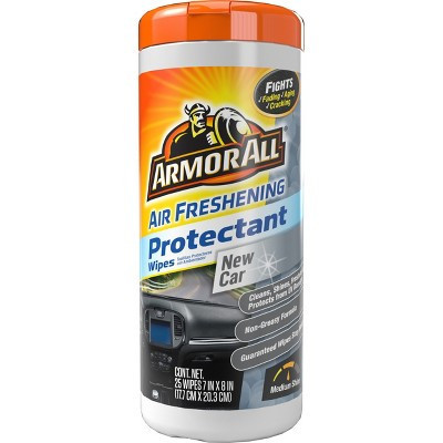 Armor All 25ct New Car Wipes Automotive Protector: Car Cleaning Supplies, Cleaner, Wipes, Removes Dirt & Soil | Target