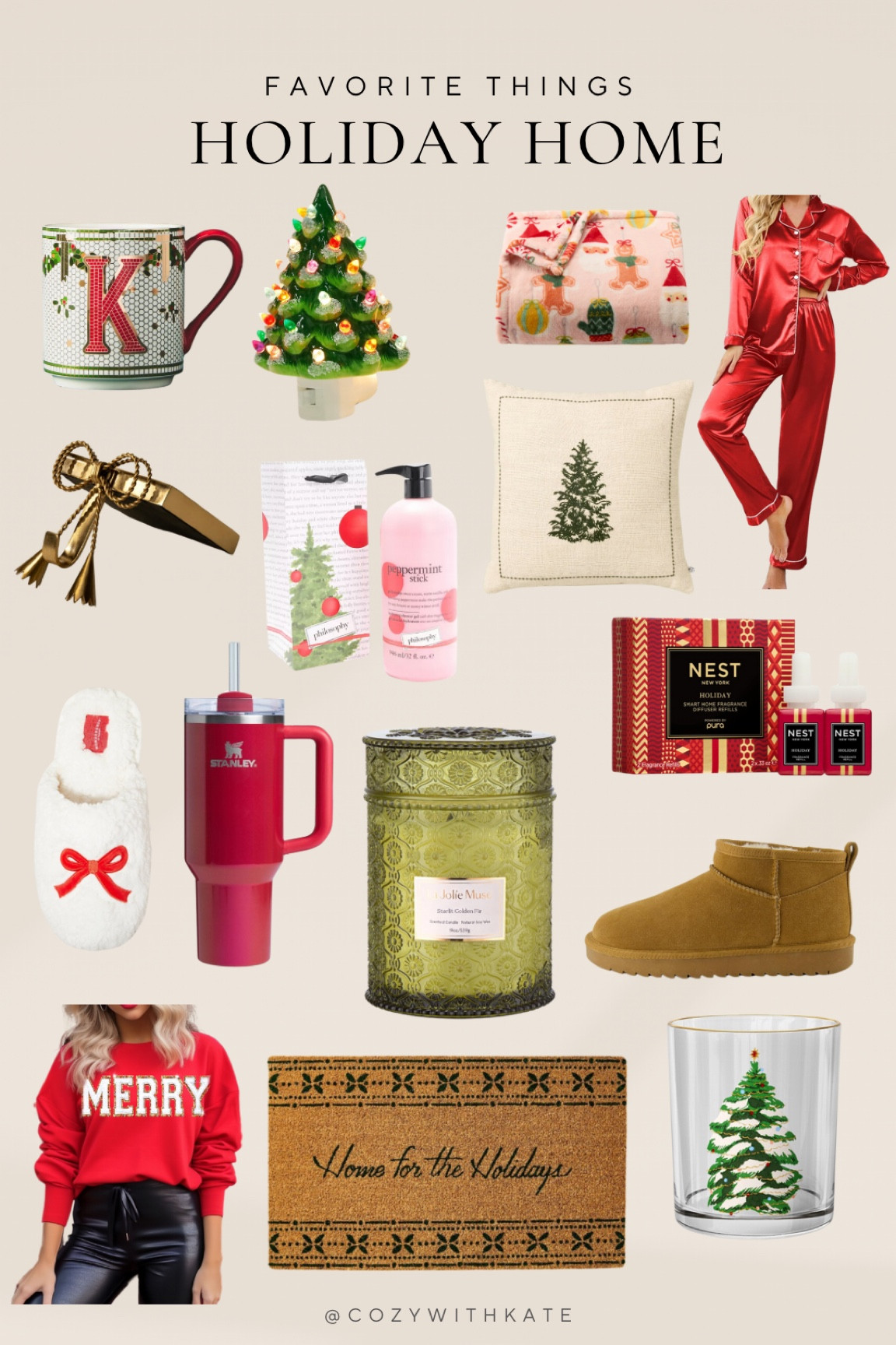 Favorite things for Christmas time! 🎄

Christmas pajamas | Christmas slippers | Christmas tree candle | best holiday | doormat | merry sweatshirt | Christmas coffee mug | holiday blanket | holiday soap | tree pillow | Stanley | Christmas glasses | 

#LTKHoliday #LTKGiftGuide #LTKSeasonal