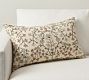 Zea Embroidered Lumbar Pillow Cover | Pottery Barn | Pottery Barn (US)