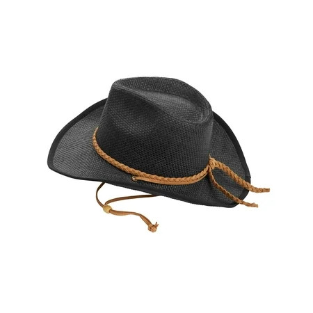Time and Tru Women's Faux Suede Strap Cowboy Hat | Walmart (US)