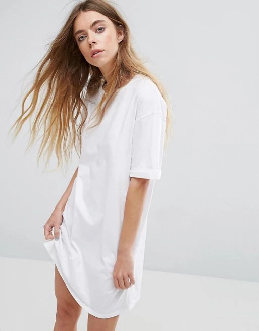 ASOS Ultimate T-Shirt Dress with Rolled Sleeves | ASOS US