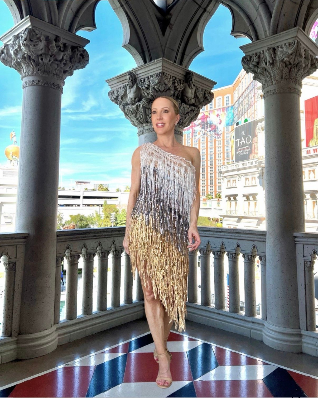 Glam sparkly holiday party dresses, Christmas party dress, birthday party dress or NYE party dress. It's totally sheer and very short so you'll definitely need nipple cover ups or a nude strapless bra and nude underwear. I styled it with nude strappy heel sandals as gold was giving it too much of a ballroom dancer aesthetic!

Follow for more outfit ideas and styling tips xoxo 
 

#LTKParties #LTKStyleTip

#LTKootd #LTKHoliday #LTKSeasonal