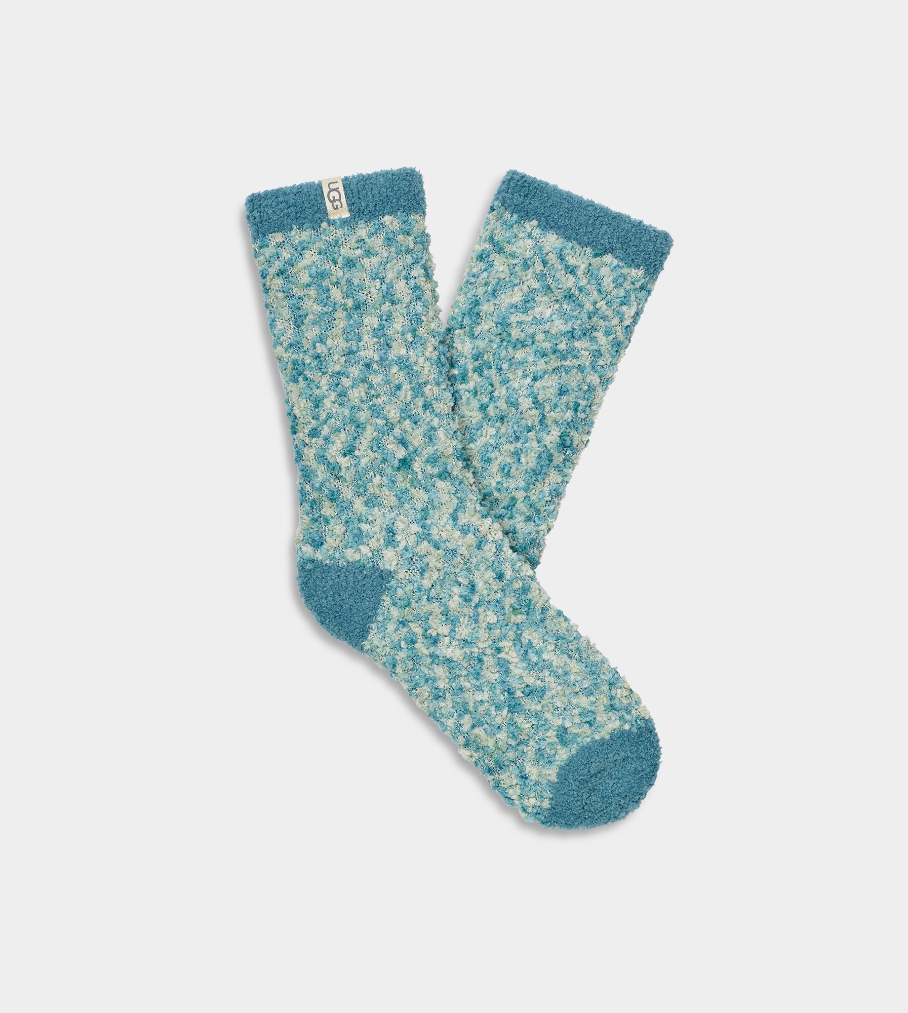 UGG Women's Cozy Chenille Sock Sheepskin Socks in Mediterranean Blue | UGG (US)