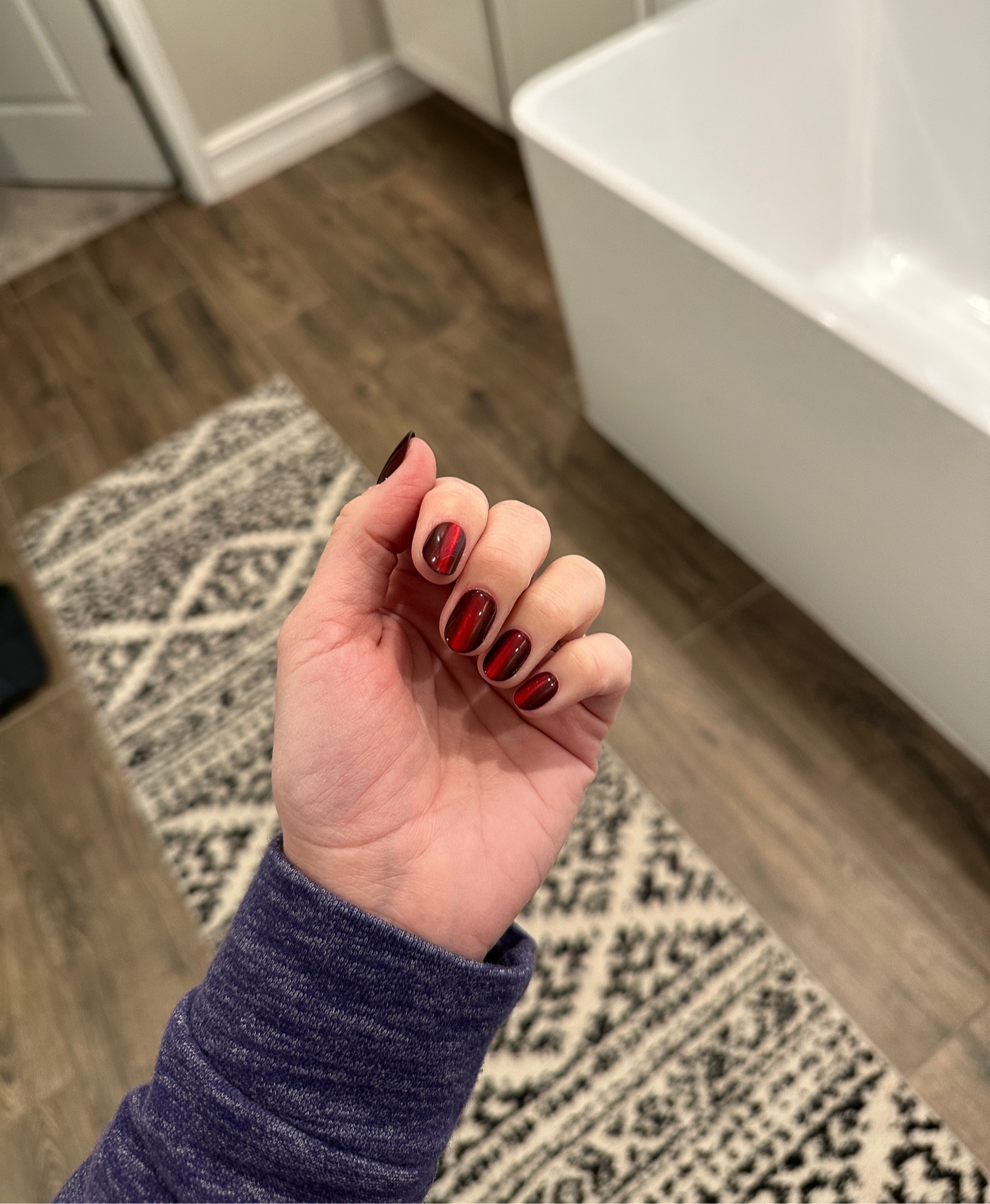 Finally put these nails on, and I am obsessed!!!  

#pressonnails #rednails #februarynails #nails 

#LTKFindsUnder50 #LTKStyleTip #LTKSeasonal