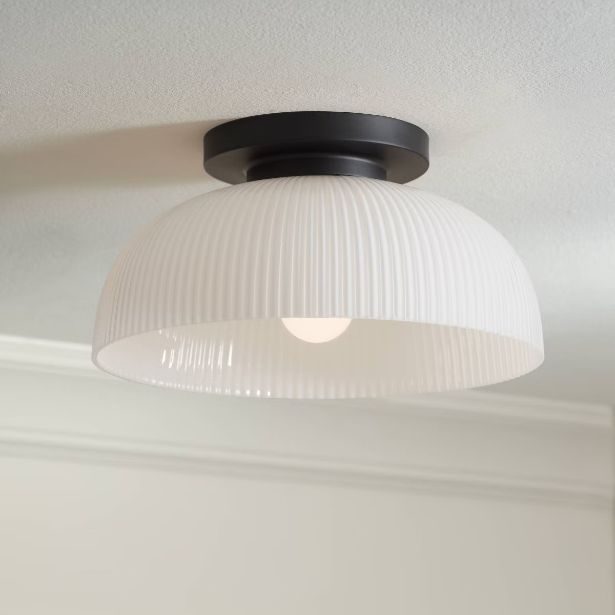 Possini Euro Design Novia 14" Modern Semi Flush-Mount Ceiling Light Fixture Kitchen Foyer Hallway... | Target