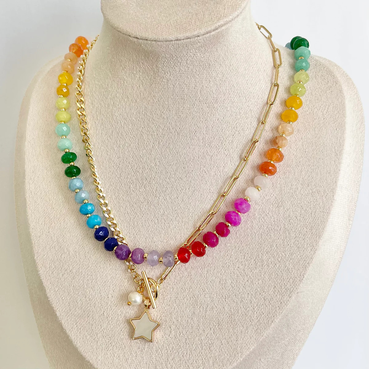 Gemstone Candy Necklace - Gwyneth | MODish Design Co