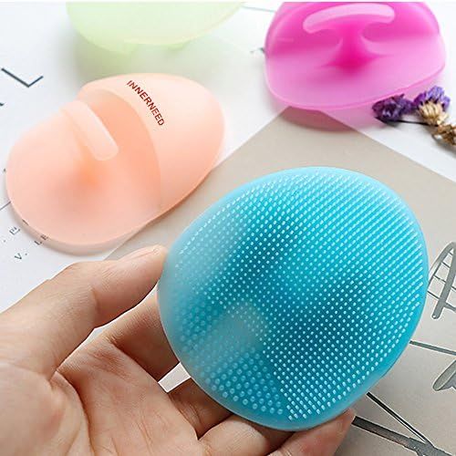 Super Soft Silicone Face Cleanser and Massager Brush Manual Facial Cleansing Brush Handheld Mat S... | Amazon (US)