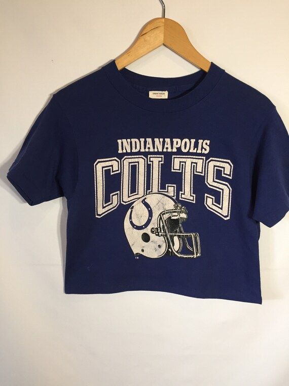 Vintage Indianapolis Colts Cropped Tee | Etsy (US)