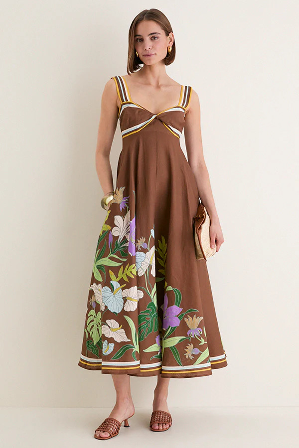 Chocolate Alfie Twist Sundress | Tuckernuck (US)