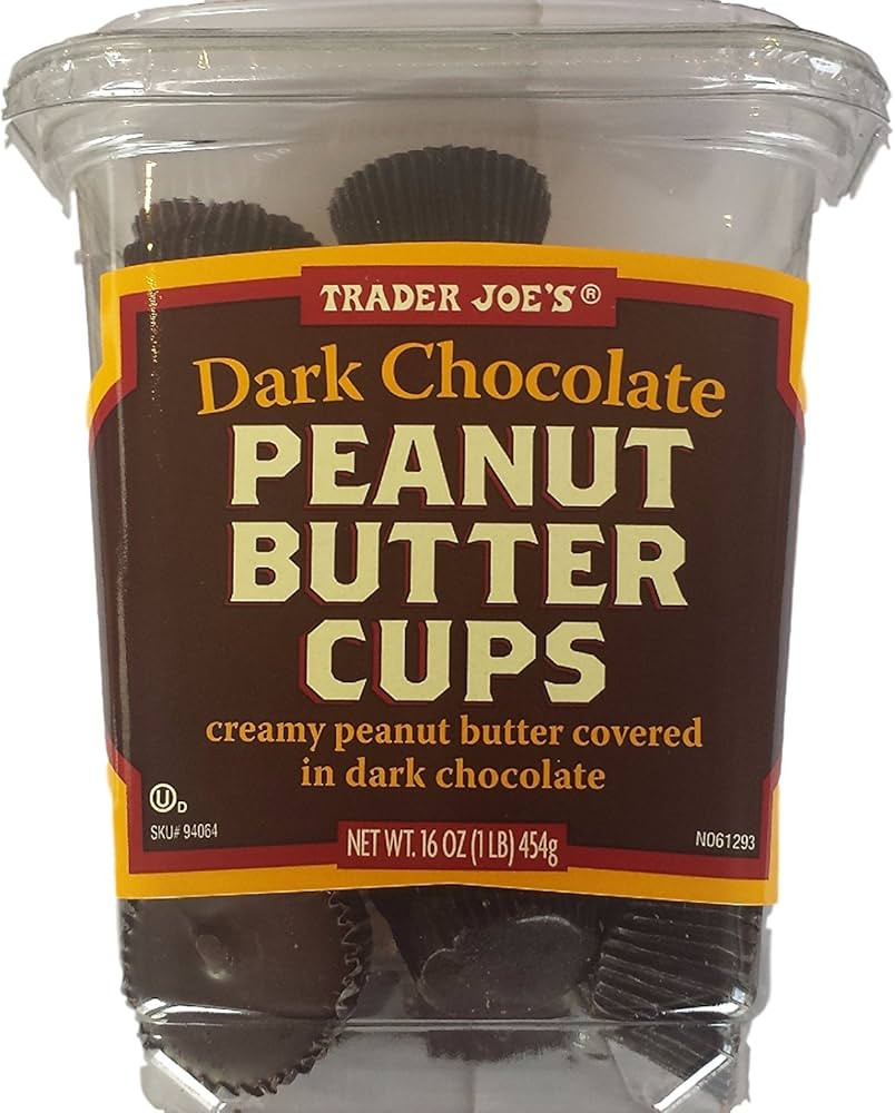 Trader Joe's Dark Chocolate Peanut Butter Cups 16 oz | Amazon (US)