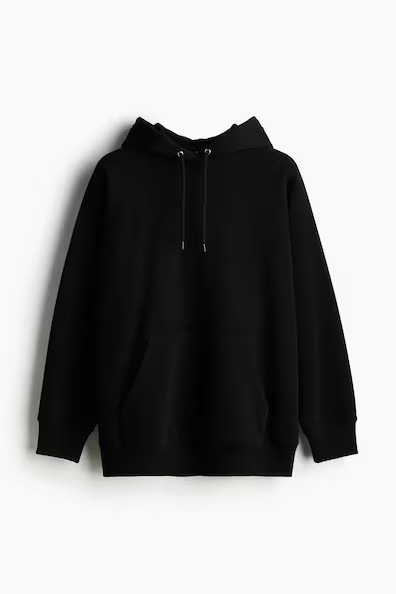 H & M - Oversized Fit Hoodie - Black | H&M (US + CA)