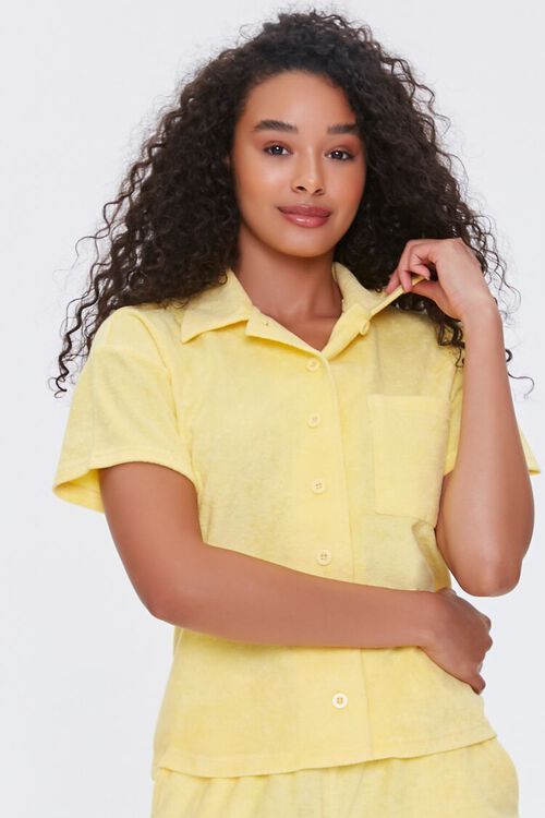 Terry Cloth Shirt | Forever 21 (US)