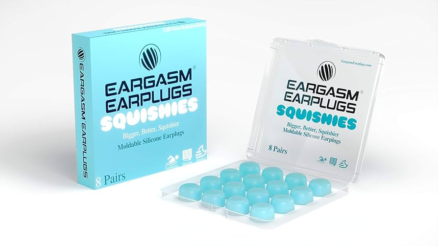 Eargasm Squishies - Blue Moldable Multipurpose Noise Reduction Noise Cancelling Waterproof Airtig... | Amazon (US)