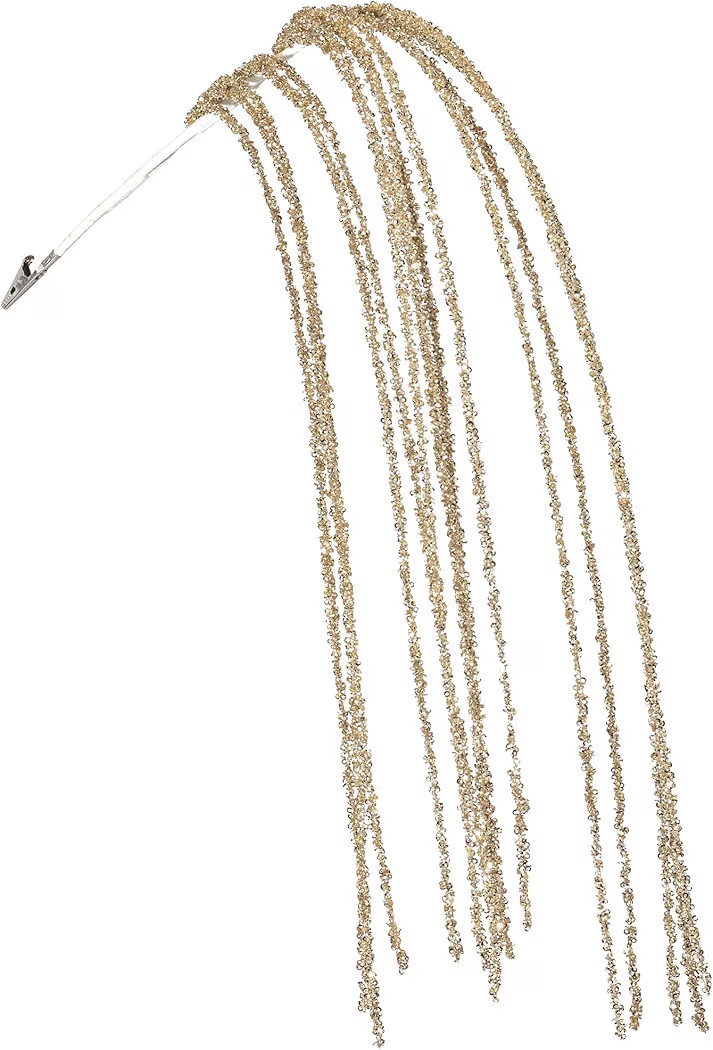 KI Store Gold Dripping Sequin Christmas Tree Picks Spray 6pcs Cascading Christmas Picks for Xmas ... | Amazon (US)