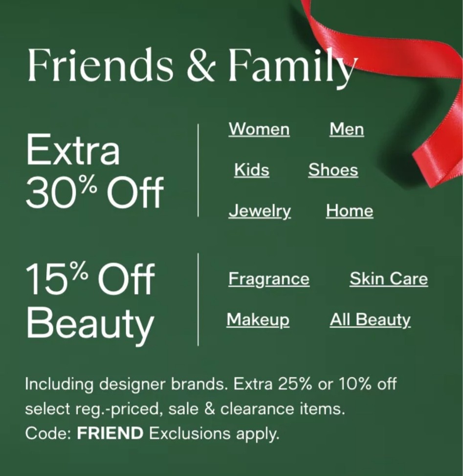 DIOR, LANCÔME, ESTEE LAUDER, LANCÔME PLUS A TON MORE ARE ALL INCLUDED 

Friends and family sale makeup holiday style 

#LTKCyberweek #LTKbeauty #LTKsalealert