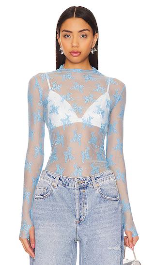 Lady Lux Layering Top in Blue Bell | Revolve Clothing (Global)