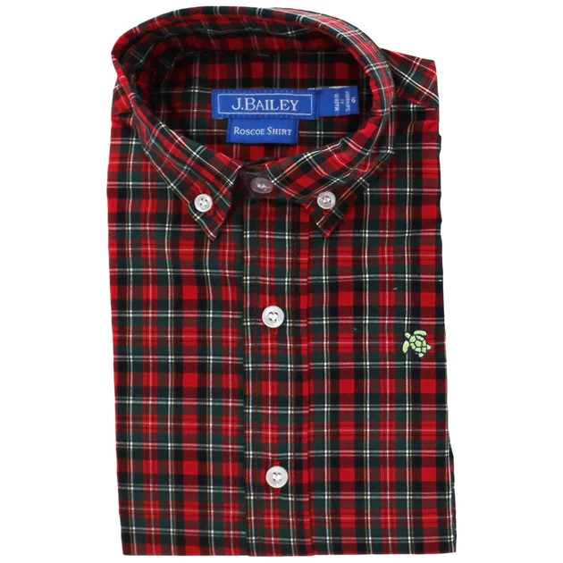 Roscoe Button Down Shirt- Frasier Plaid | The Bailey Boys