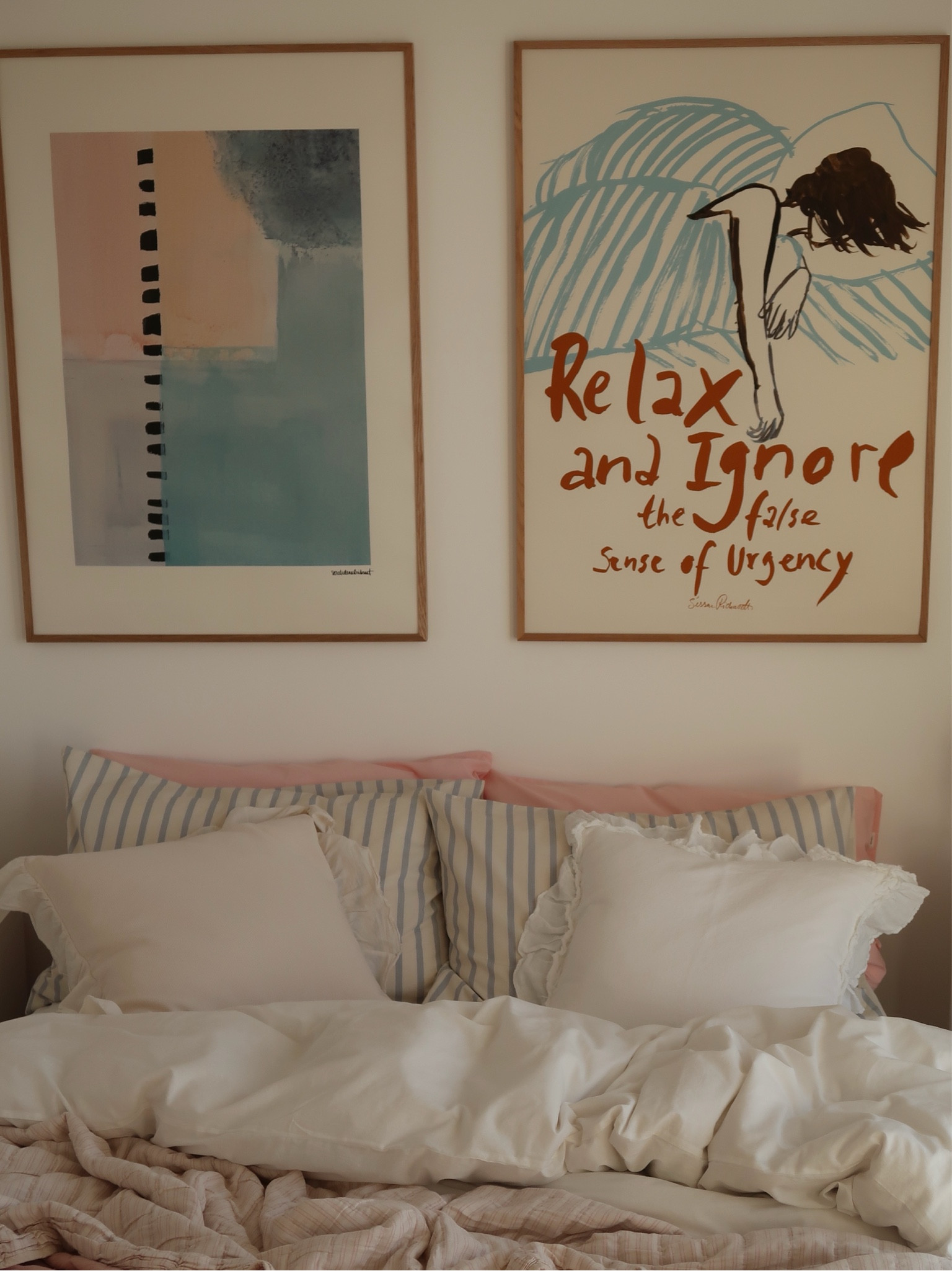 my bedroom 

cushions are from Zara Home 
posters are from PSTR studio 

#LTKhome #LTKuk