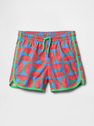 Baby & Toddler Recycled Dolphin Hem Swim Trunks | Gap (US)