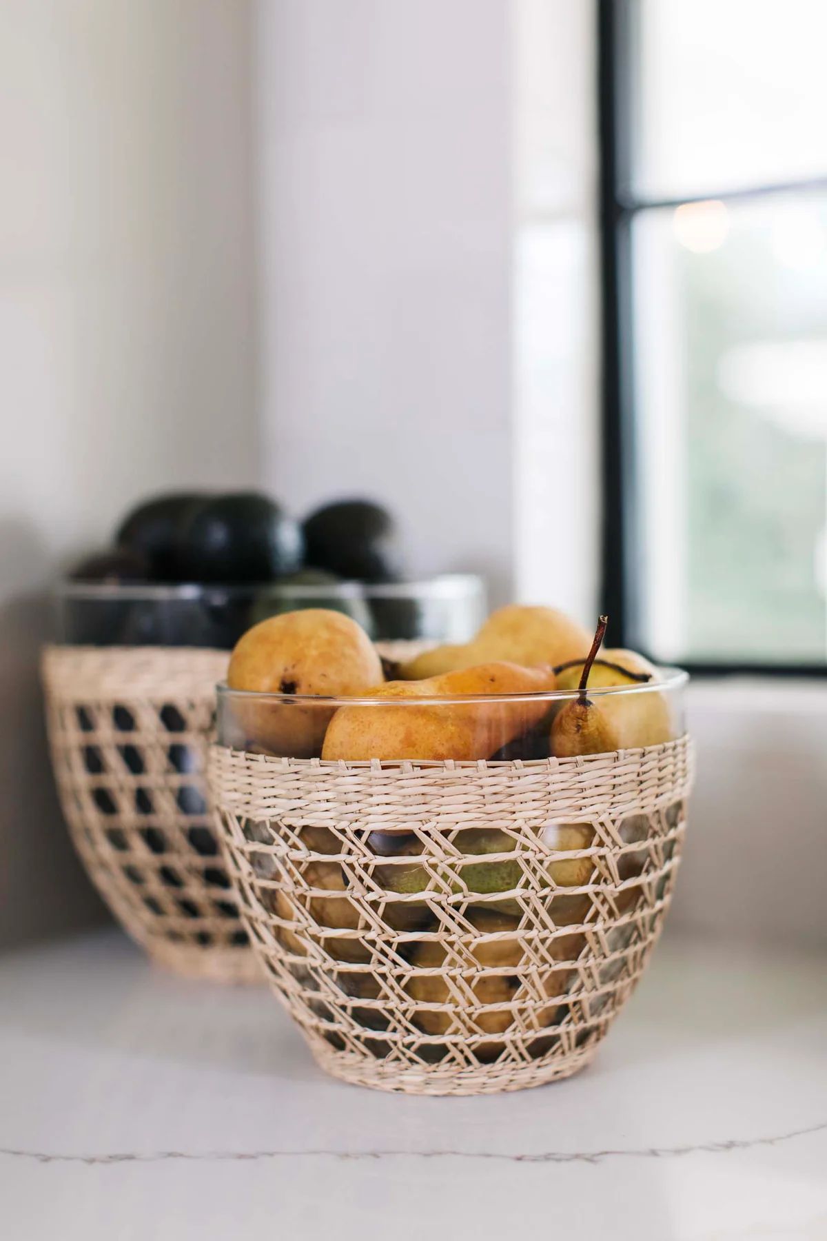 Baja Seagrass Cage Salad Bowl - 2 Sizes | THELIFESTYLEDCO