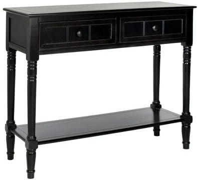 Safavieh American Homes Collection Samantha Distressed/Black 2-Drawer Console Table | Amazon (US)