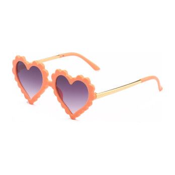Heartbreaker Sunglasses, Peach | Maisonette