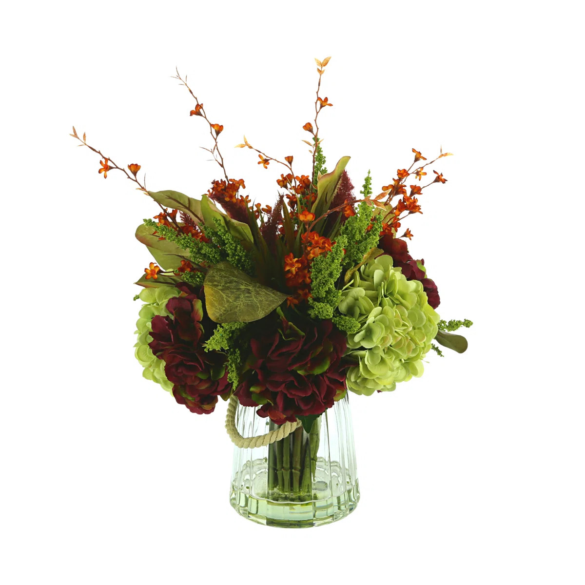 Primrue Fall Floral Arrangement with Hydrangeas and Heather | Wayfair | Wayfair North America