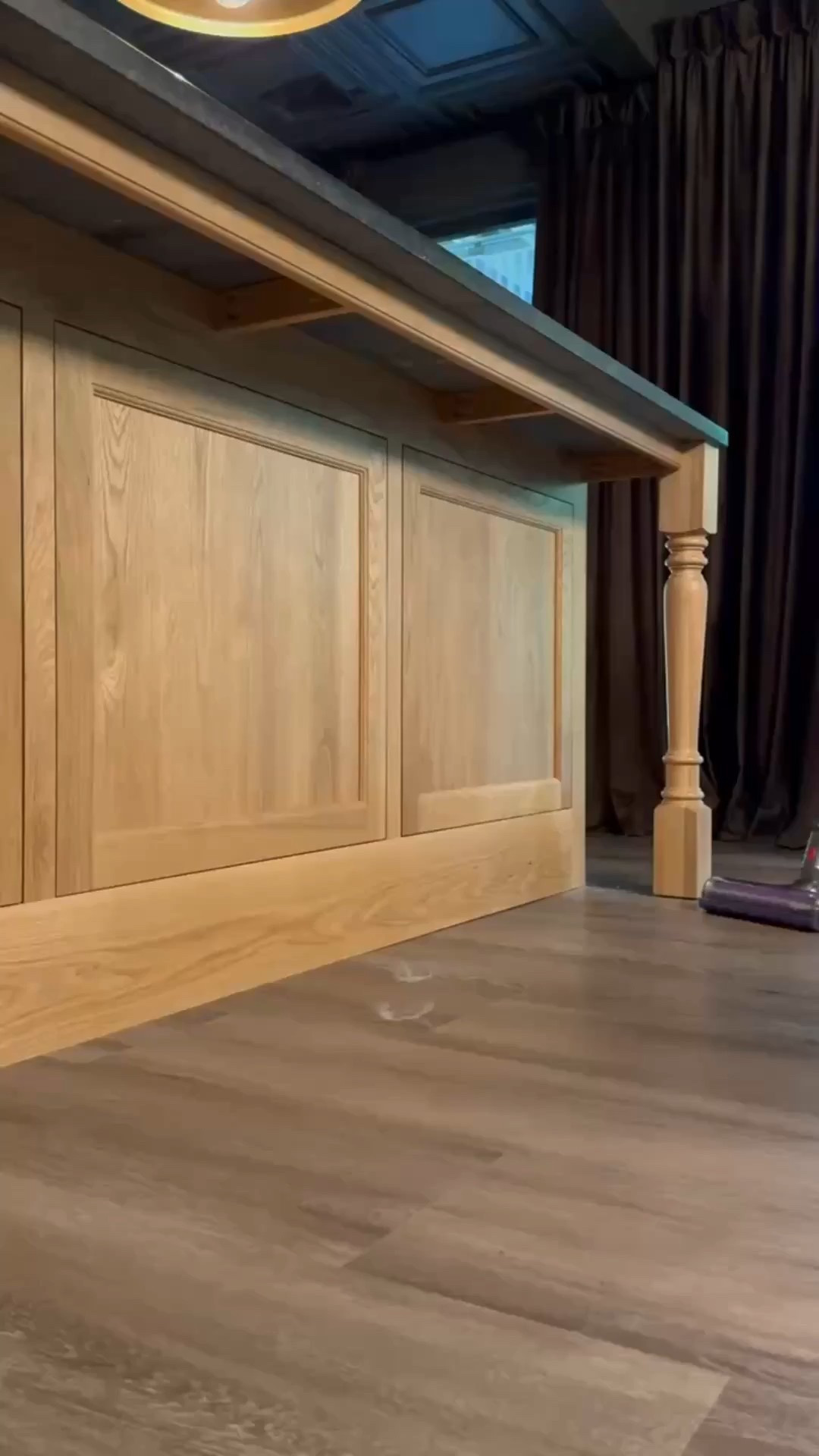 Cleaning made stylish ✨ The Dyson cordless vacuum glides effortlessly over wood-look flooring, keeping every corner of this warm oak cabinetry kitchen spotless. Function meets design perfection. 🧹
#DysonVacuum #CordlessCleaning #WoodLookFloors #OakCabinetry #ModernKitchenStyle #CleanLiving #HomeCareEssentials #DesignAndFunction #eanesinteriors



#LTKmomlife #LTKvlog #LTKHome