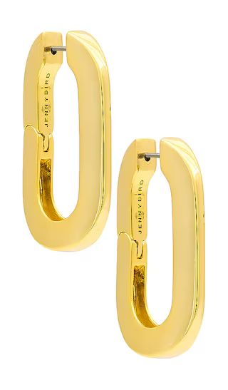 Mega U Link Earrings in Gold | Revolve Clothing (Global)