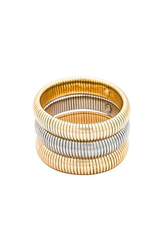 Flex Snake Chain Stretch Bracelet Set
                    
                    Ettika | Revolve Clothing (Global)