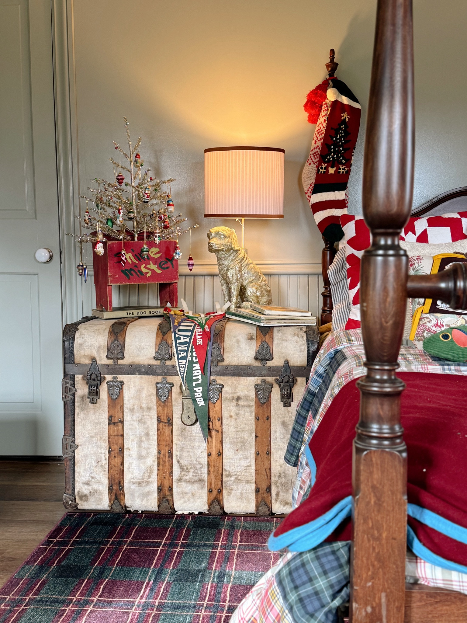 Cozy cottage Christmas in cope’s room. 

#LTKHome #LTKSeasonal #LTKHoliday