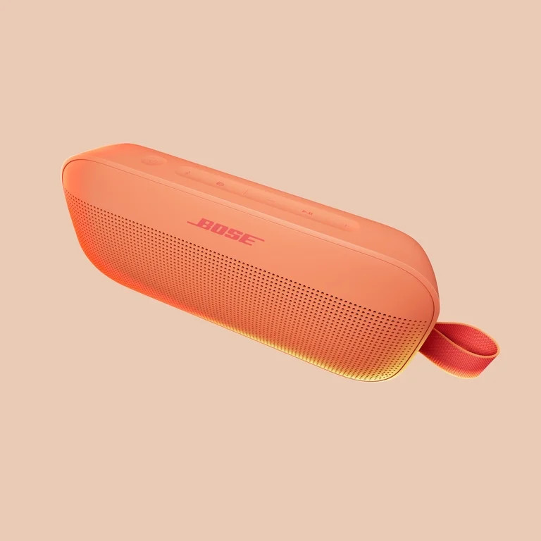 Bose SoundLink Flex II Wireless Waterproof Portable Bluetooth Speaker, Sunset Peach | Walmart (US)