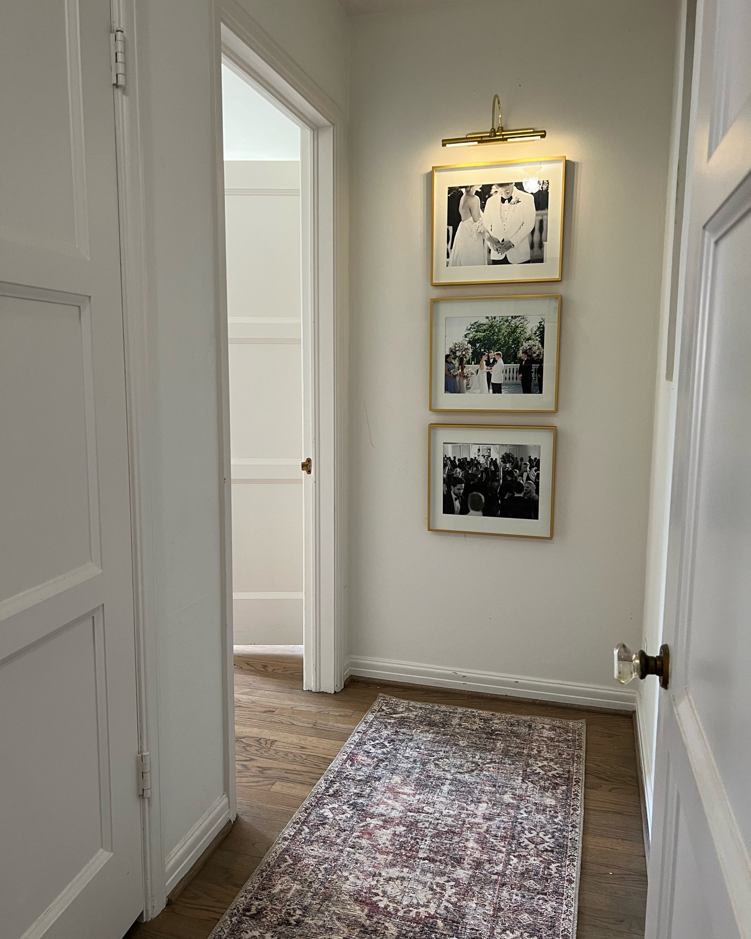 Hallway makeover with crate and barrel frames from our registry

#LTKunder100 #LTKhome
