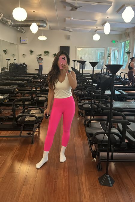 Workout ootd - wearing small in both 