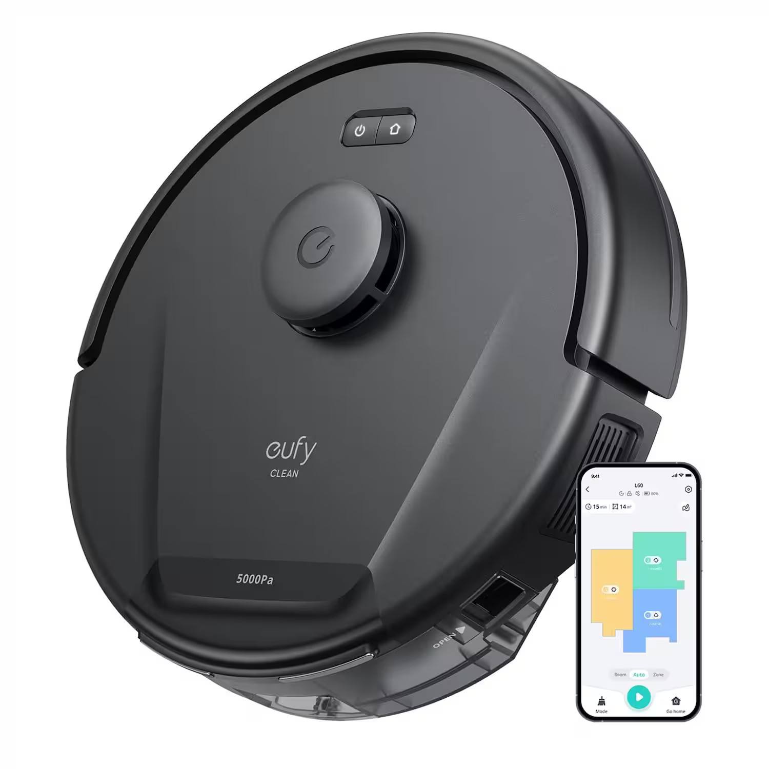 eufy - L60 iPath Laser Navigation Robot Vacuum - Black | Best Buy U.S.