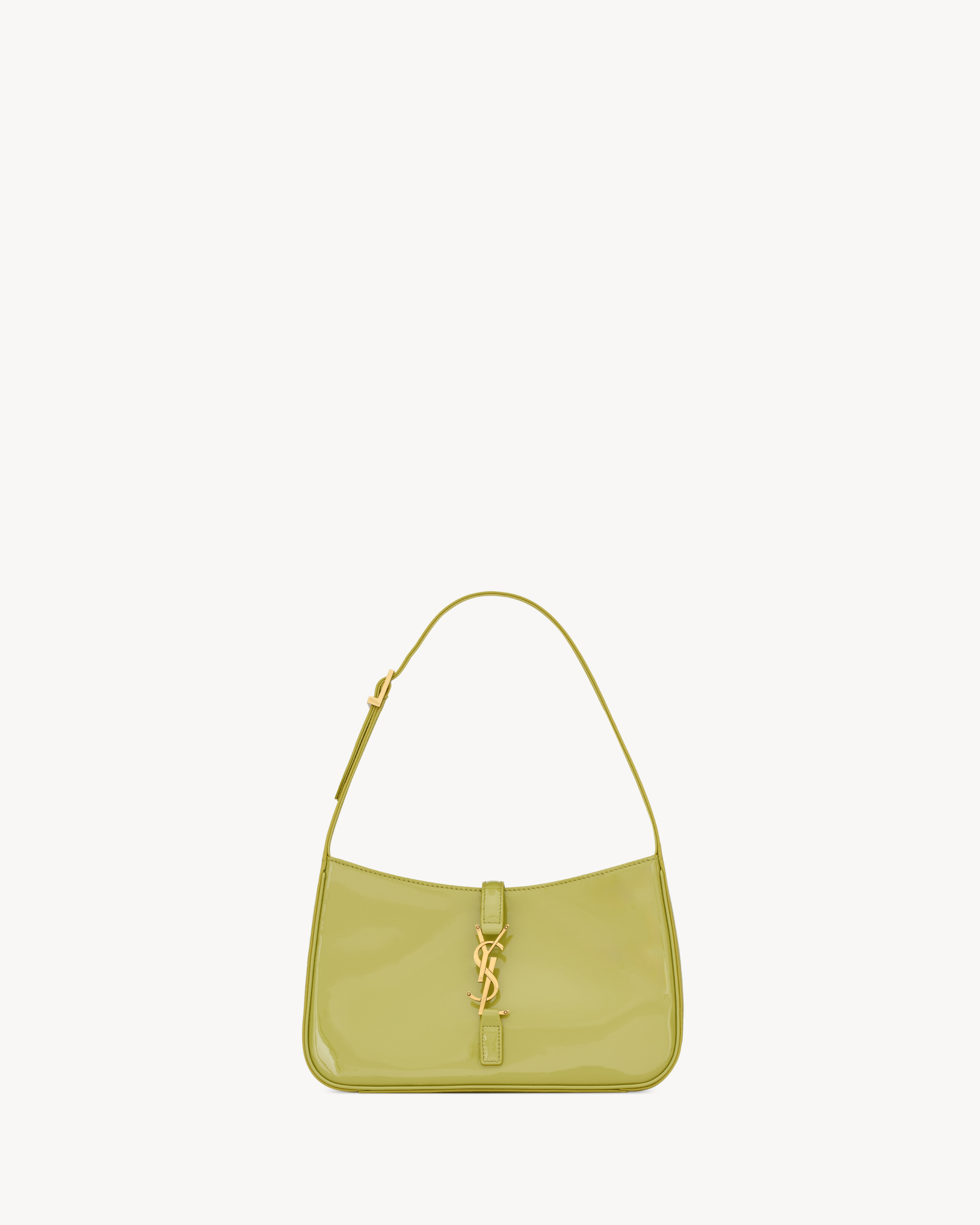 Saint Laurent Le 5 À 7 In Patent Leather - Yellow - Women - One Size | Saint Laurent Inc. (Global)