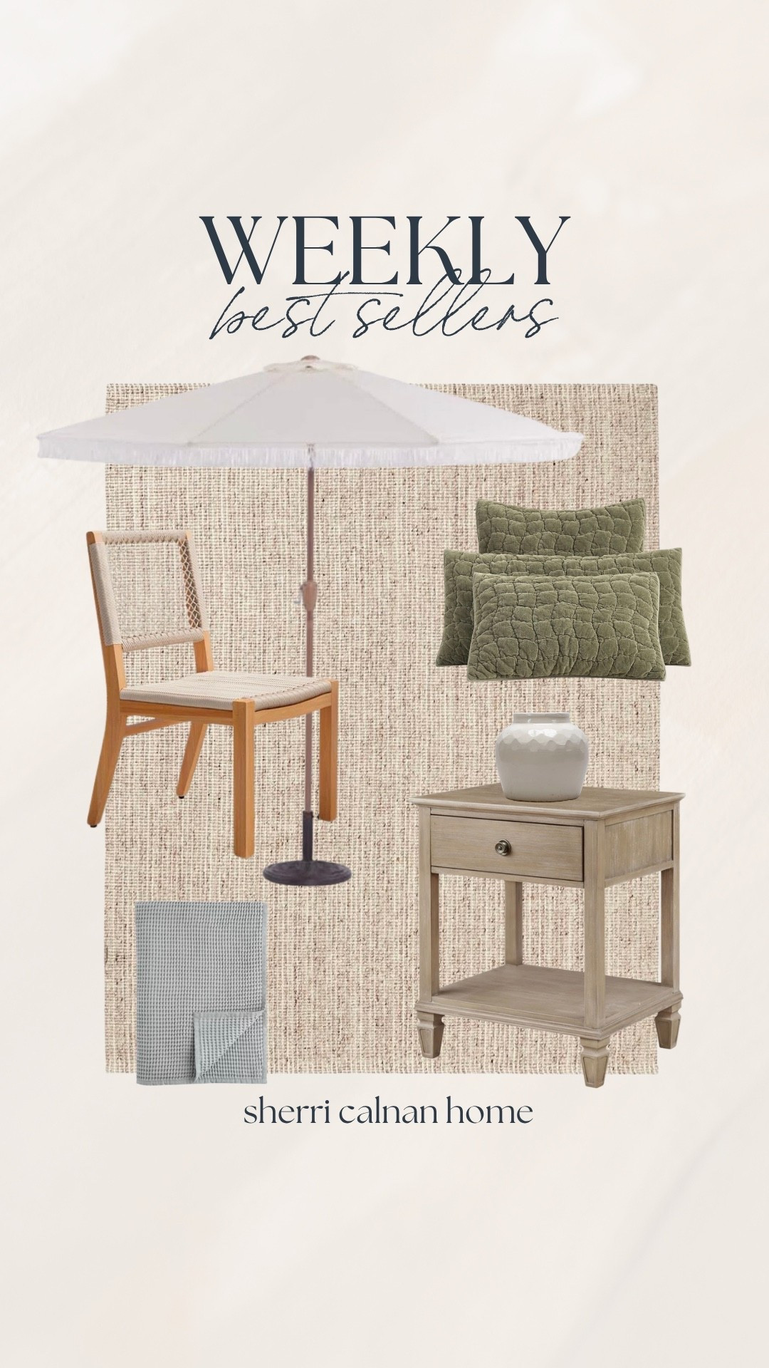The best sellers from this week are in!  This chunky wool jute rug is still on sale, and it’s one of my favorite pieces in our house—so cozy and inviting! I also love that you’re all shopping for outdoor finds, like these outdoor dining chairs and this patio umbrella. 

#LTKSaleAlert #LTKHome