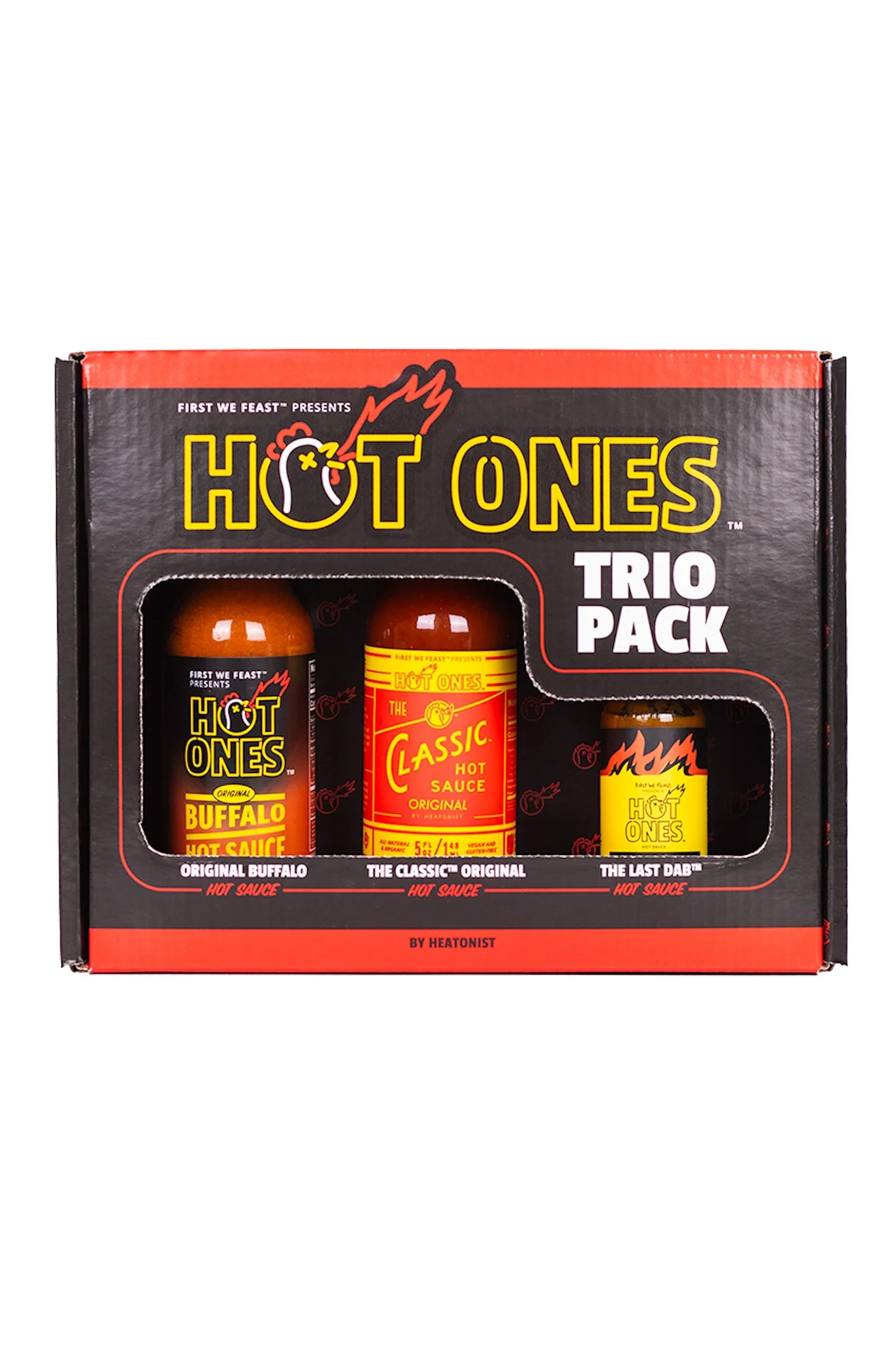 Hot Ones Mini Dab Hot Sauce Trio Gift Box, Includes Buffalo, Classic and the Last Dab Flavors | Walmart (US)