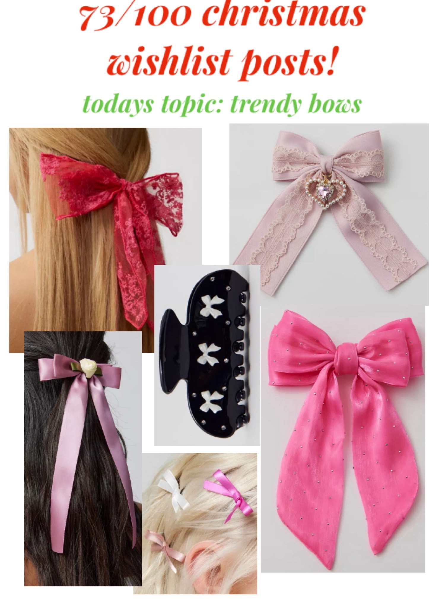 Hair bow wishlist! 

#LTKHoliday #LTKGiftGuide #LTKSeasonal