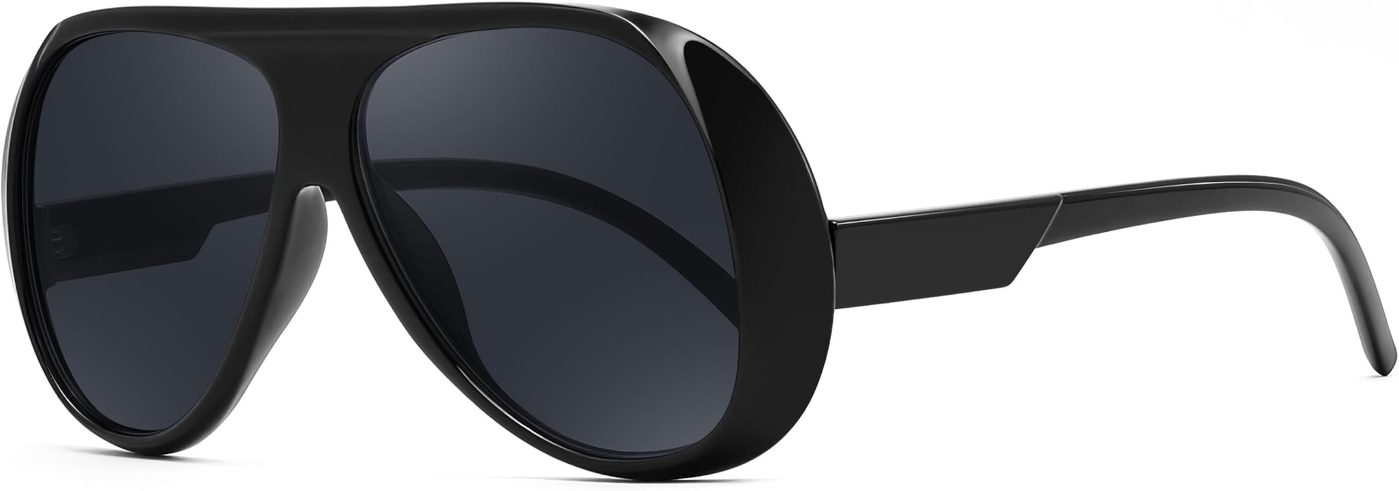 FEISEDY Retro Oversized Aviator Sunglasses Womens Men Trendy Vintage 70s Style Big Square Shield ... | Amazon (US)
