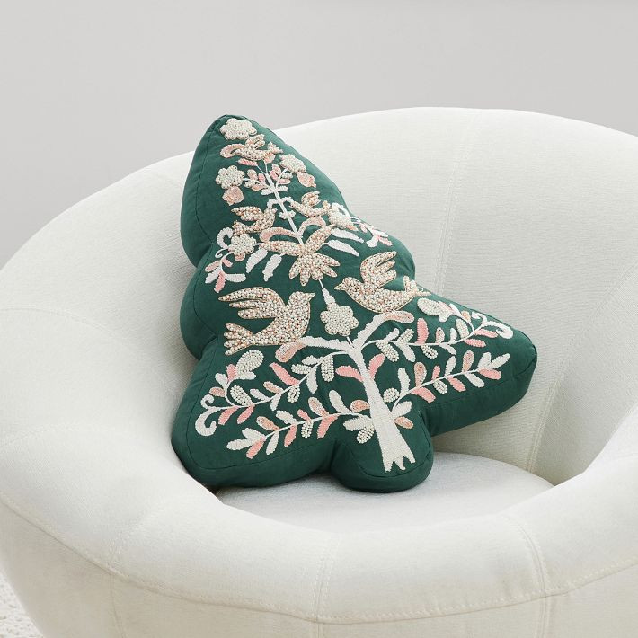 Jolly Tree Pillow | Pottery Barn Teen