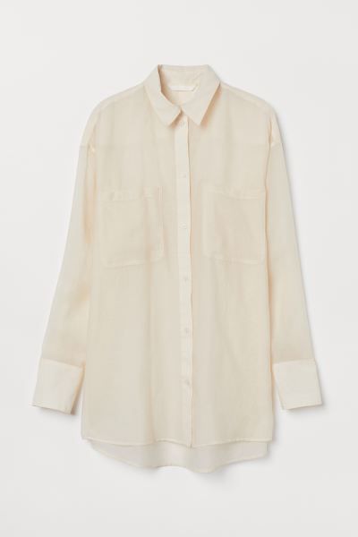 Airy Lyocell-blend Shirt | H&M (US)