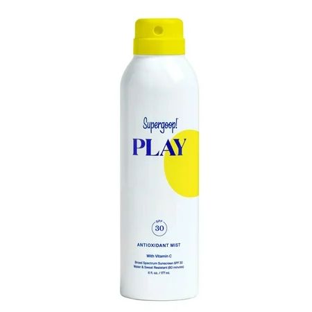 Supergoop! PLAY SPF 30 Antioxidant-Infused Body Mist w/ Vitamin C, 6 fl oz - Reef-Safe, Broad Spectr | Walmart (US)