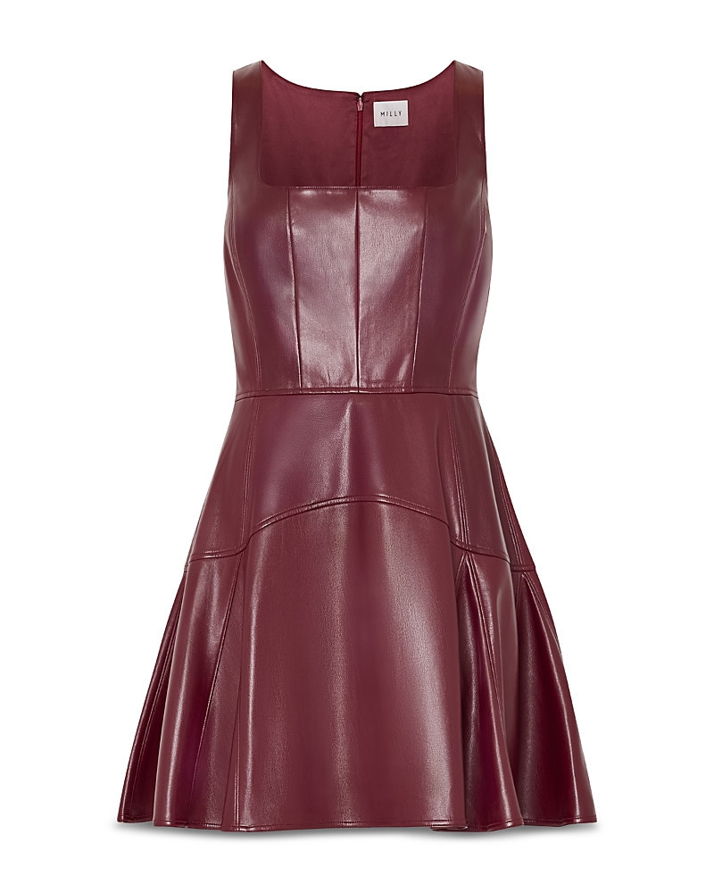 Milly Faux Leather Mini Dress | Bloomingdale's (US)